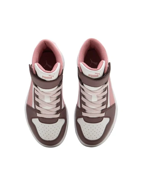 SNEAKERS ALTE CON STRAPPO E LACCI BAMBINA ROSA