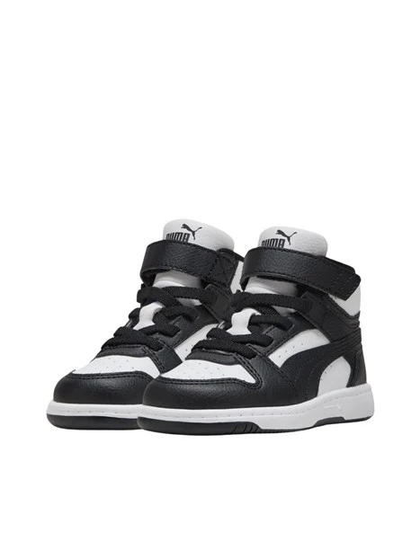 SNEAKERS ALTE PRIMI PASSI CON STRAPPO BAMBINO NERO
