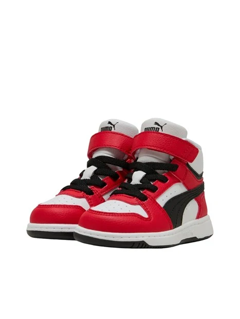 SNEAKERS ALTE PRIMI PASSI CON STRAPPO BAMBINO ROSSO