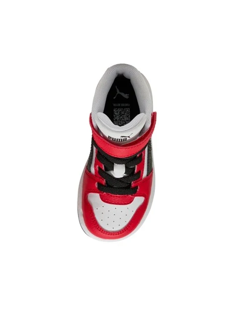 SNEAKERS ALTE PRIMI PASSI CON STRAPPO BAMBINO ROSSO