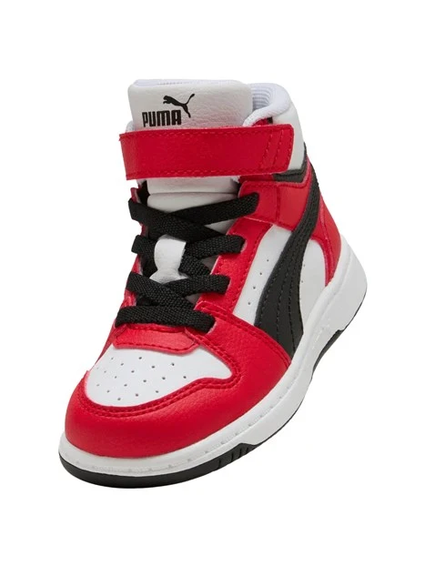 SNEAKERS ALTE PRIMI PASSI CON STRAPPO BAMBINO ROSSO
