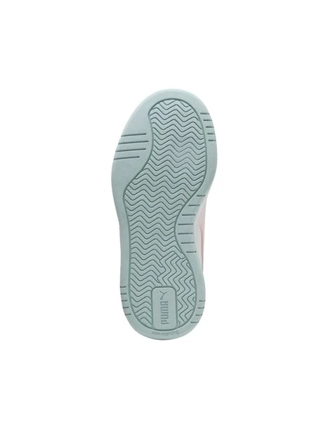 SNEAKERS BASSE COLOR BLOCK CON STRAPPO BAMBINA CELESTE
