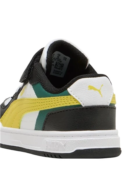 SNEAKERS BASSE PRIMI PASSI COLOR BLOCK CON STRAPPO BAMBINO NERO