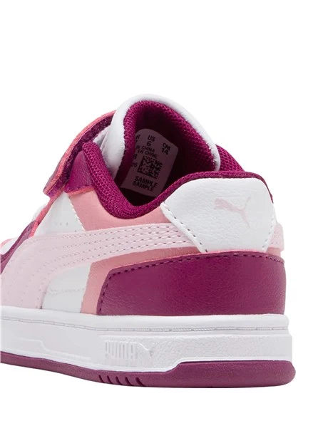 SNEAKERS BASSE PRIMI PASSI COLOR BLOCK CON STRAPPO BAMBINA FUCSIA