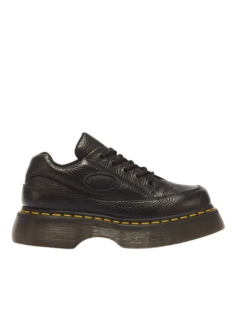STRINGATE COMFORT IN PELLE MILLED NAPPA CON FONDO PLATFORM DONNA NERO