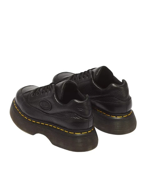 STRINGATE COMFORT IN PELLE MILLED NAPPA CON FONDO PLATFORM DONNA NERO