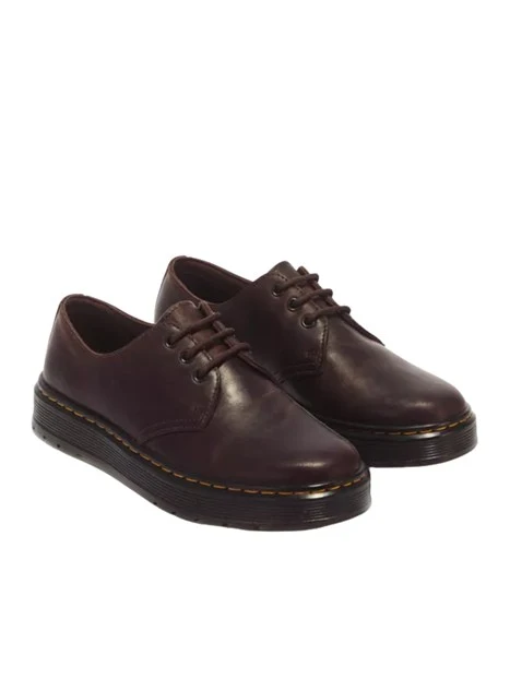 STRINGATE DERBY IN PELLE CRAZY HORSE A 3 OCCHIELLI UOMO MARRONE