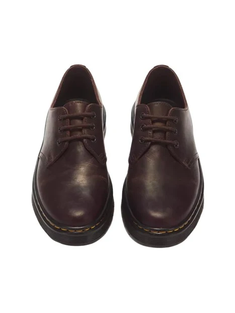 STRINGATE DERBY IN PELLE CRAZY HORSE A 3 OCCHIELLI UOMO MARRONE