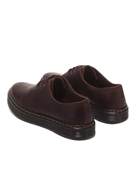 STRINGATE DERBY IN PELLE CRAZY HORSE A 3 OCCHIELLI UOMO MARRONE
