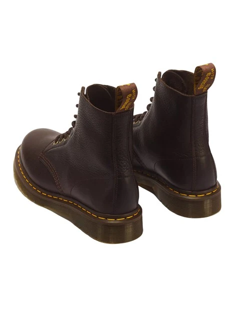 ANFIBI IN PELLE AMBASSADOR CON CUCITURE A CONTRASTO UNISEX ADULTO MARRONE