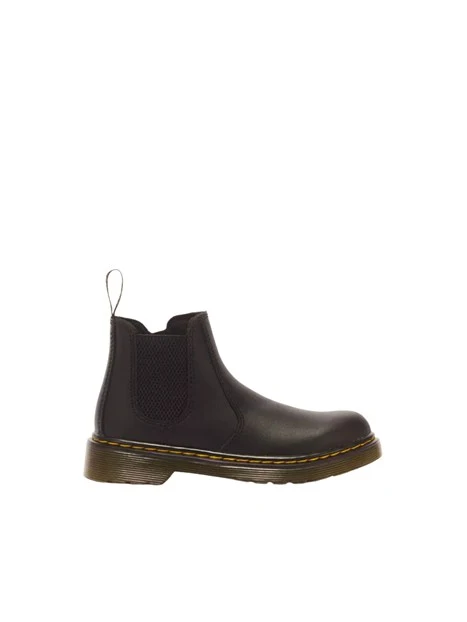 STIVALETTI CHELSEA IN PELLE SOFTY T CON ELASTICI LATERALI UNISEX BAMBINO NERO