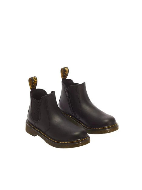 STIVALETTI CHELSEA IN PELLE SOFTY T CON ELASTICI LATERALI UNISEX BAMBINO NERO