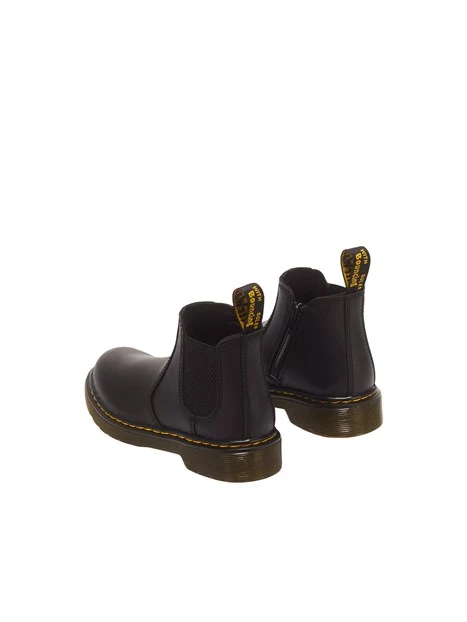 STIVALETTI CHELSEA IN PELLE SOFTY T CON ELASTICI LATERALI UNISEX BAMBINO NERO
