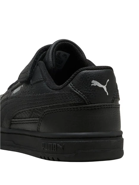 SNEAKERS BASSE RETRÒ CON STRAPPO BAMBINO NERO