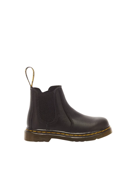 STIVALETTI CHELSEA IN PELLE SOFTY T CON ELASTICI UNISEX BAMBINO NERO