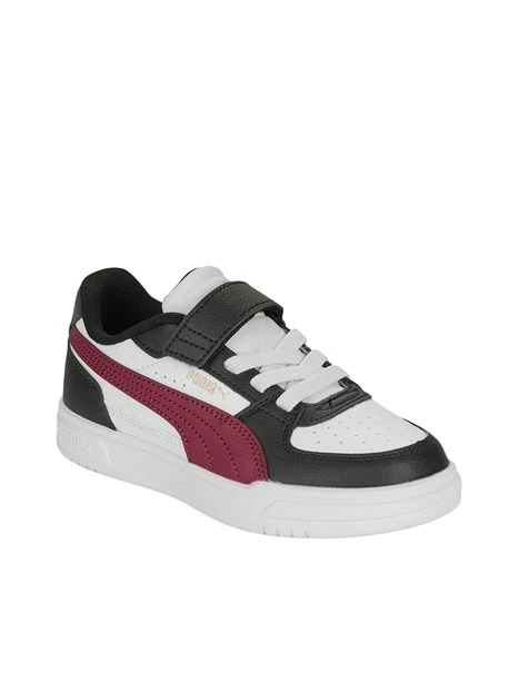 SNEAKERS BASSE STILE RETRÒ CON STRAPPO BAMBINO NERO