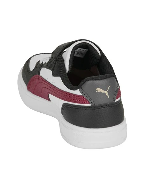 SNEAKERS BASSE STILE RETRÒ CON STRAPPO BAMBINO NERO