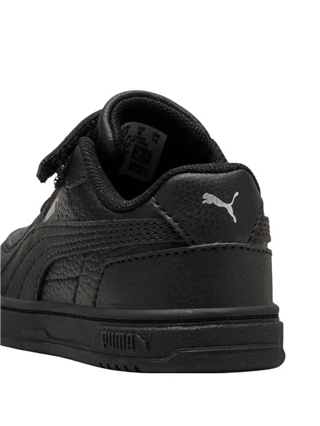 SNEAKERS BASSE PRIMI PASSI RETRÒ CON STRAPPO BAMBINO NERO