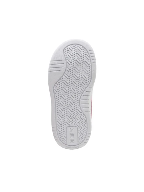 SNEAKERS BASSE PRIMI PASSI RETRÒ CON STRAPPO BAMBINA BIANCO