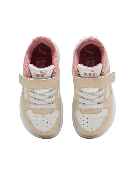 SNEAKERS BASSE PRIMI PASSI CON ELASTICI BAMBINA BEIGE