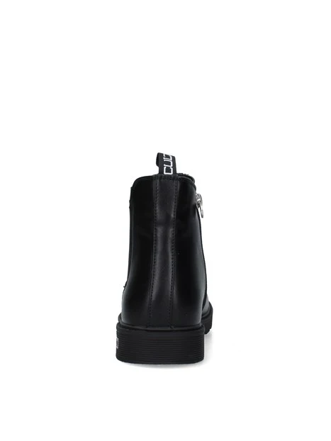 STIVALETTI TACCO BASSO CHELSEA CON ELASTICO LATERALE DONNA NERO