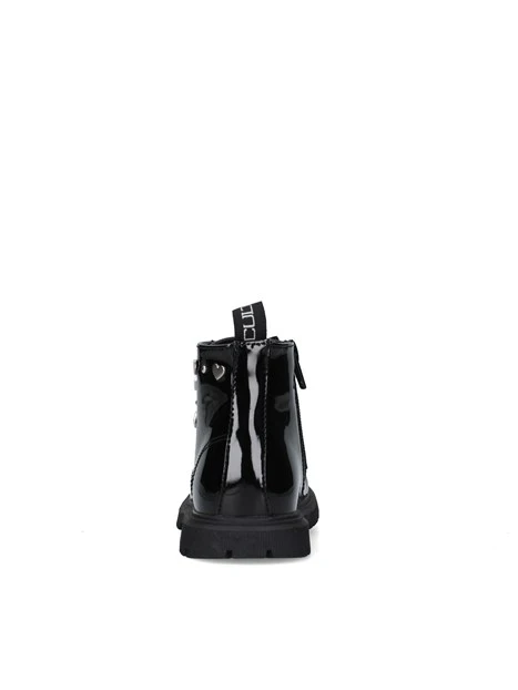 ANFIBI T-761 CON CUORICINI BAMBINA NERO