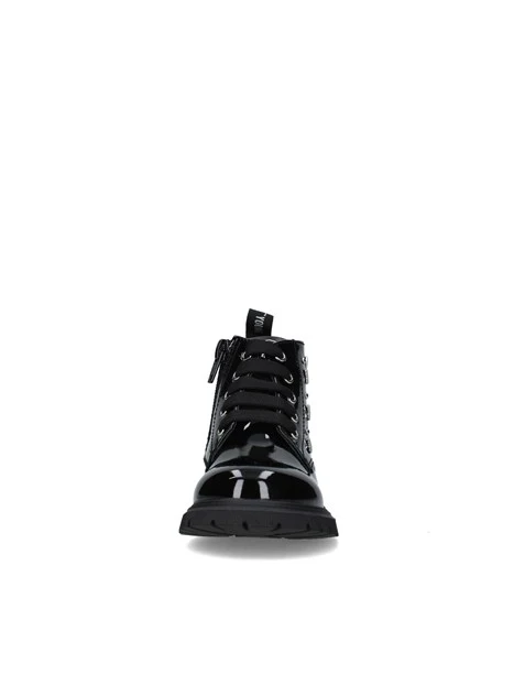 ANFIBI T-761 CON CUORICINI BAMBINA NERO