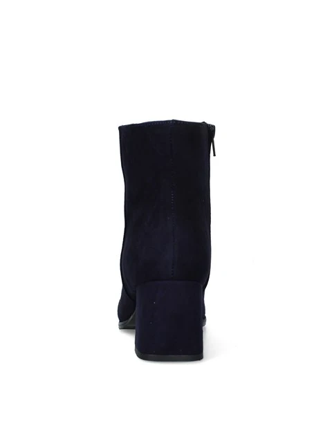 STIVALETTI TACCO ALTO CON LINEA AFFUSOLATA DONNA BLU