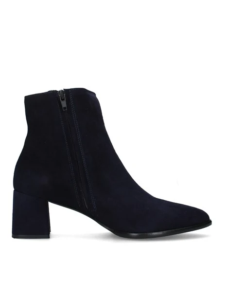 STIVALETTI TACCO ALTO CON LINEA AFFUSOLATA DONNA BLU