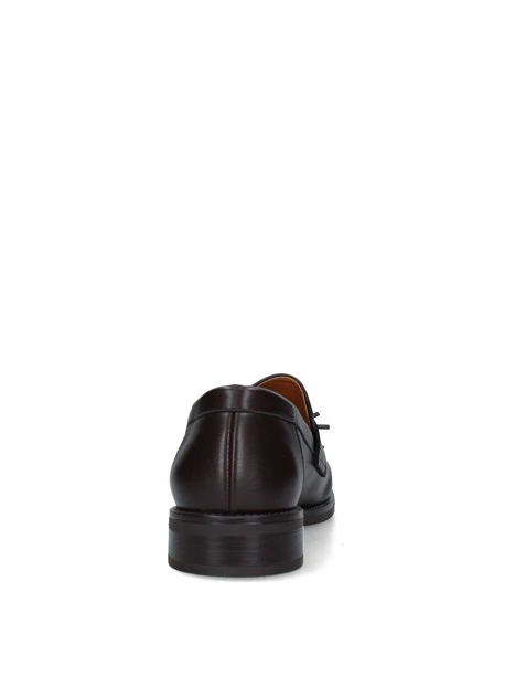 MOCASSINI CON NAPPE DONNA MARRONE