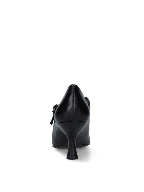DÉCOLLETÉ CON DOPPIO CINTURINO DONNA NERO