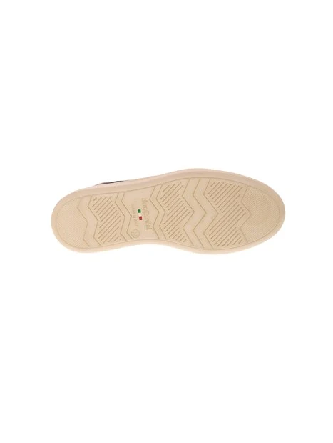 SNEAKERS PLATFORM IN CAMOSCIO E CAVALLINO DONNA BEIGE
