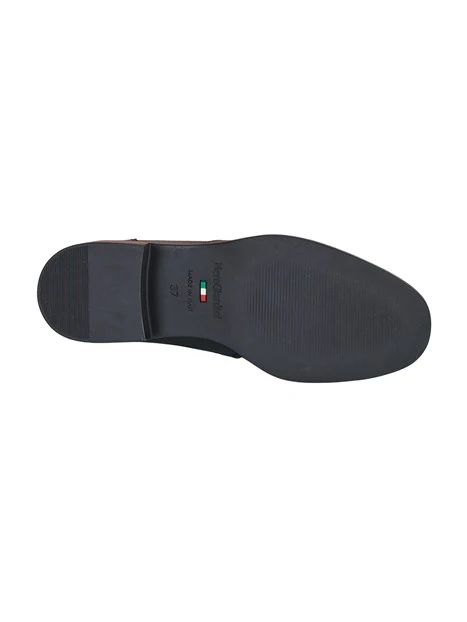 STIVALI TACCO BASSO CON GAMBALE ELASTICIZZATO DONNA NERO