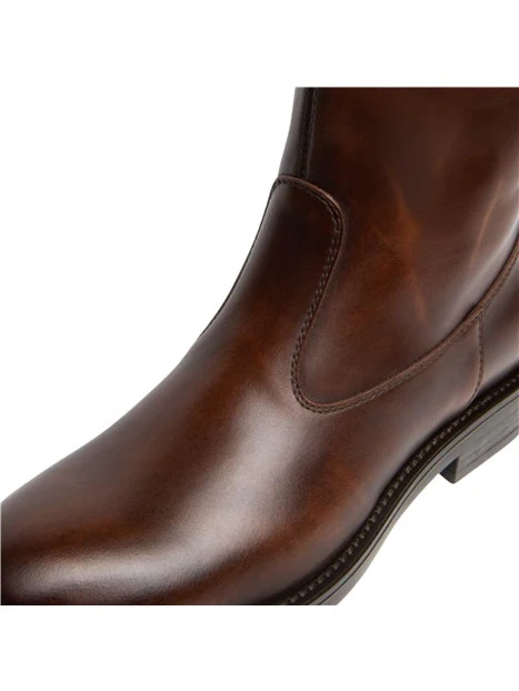 STIVALI TACCO BASSO CASUAL DONNA MARRONE
