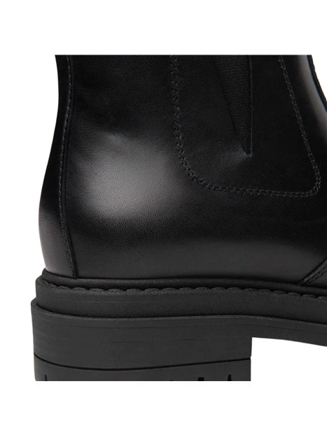 STIVALETTI TACCO BASSO A BLOCCO CHELSEA DONNA NERO