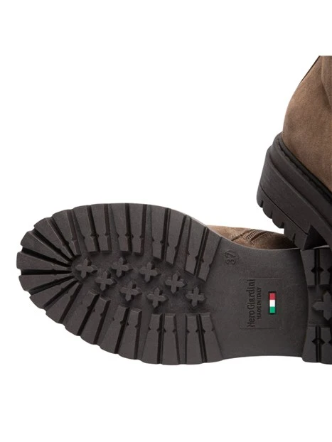 STIVALETTI TACCO BASSO A BLOCCO CHELSEA DONNA BEIGE