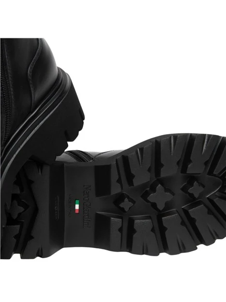 STIVALETTI A TACCO BASSO CASUAL DONNA NERO