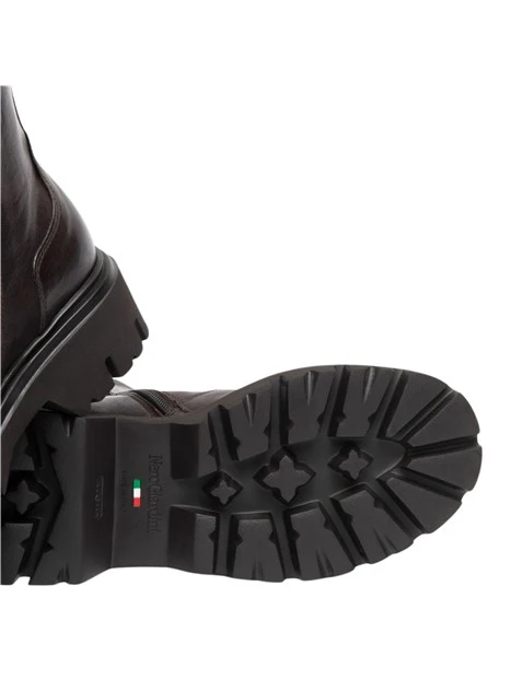 STIVALETTI A TACCO BASSO CASUAL DONNA MARRONE