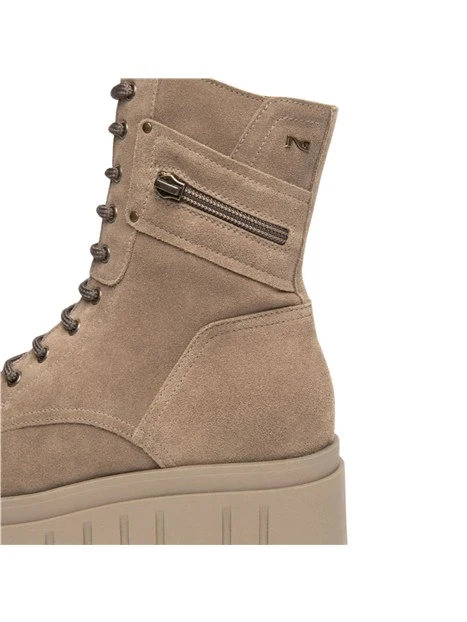 ANFIBI PLATFORM CON ZIP DONNA TORTORA