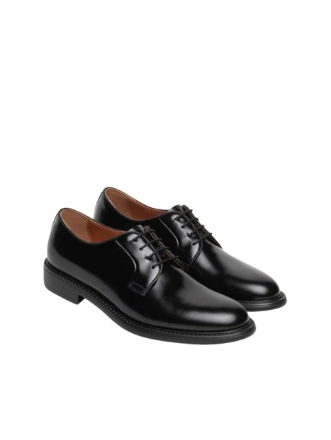 STRINGATE DERBY CON SOLETTA ESTRAIBILE UOMO NERO