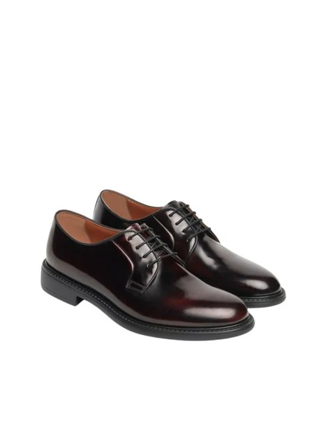 STRINGATE DERBY CON SOLETTA ESTRAIBILE UOMO BORDEAUX