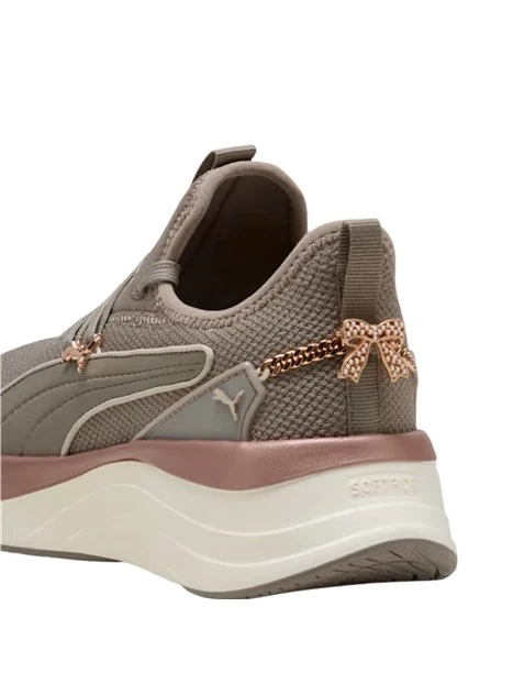 SNEAKERS BASSE CON DETTAGLIO FIOCCO DONNA GRIGIO