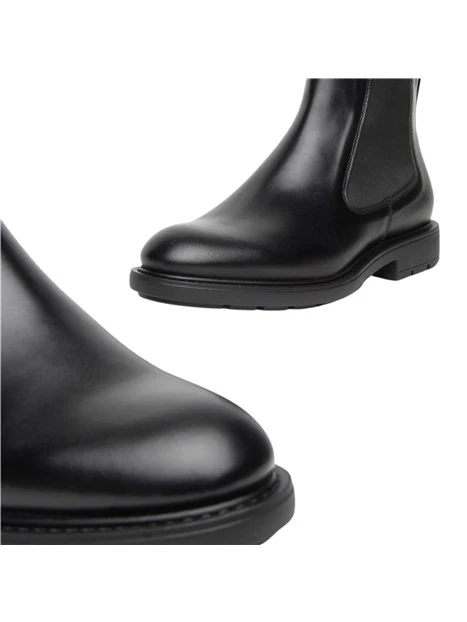 STIVALETTI  TACCO BASSO CHELSEA CON ELASTICO UOMO NERO