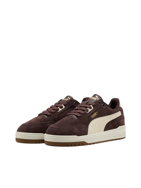 SNEAKERS BASSE IN CAMOSCIO UOMO MARRONE
