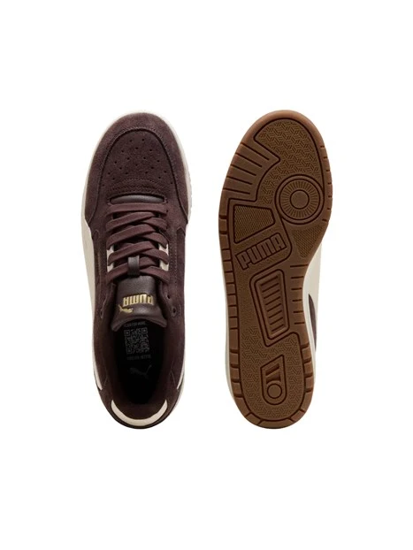 SNEAKERS BASSE IN CAMOSCIO UOMO MARRONE