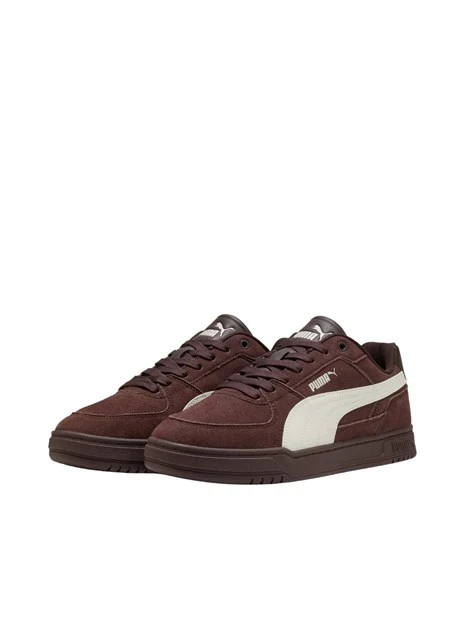 SNEAKERS BASSE EFFETTO SCAMOSCIATO UOMO MARRONE
