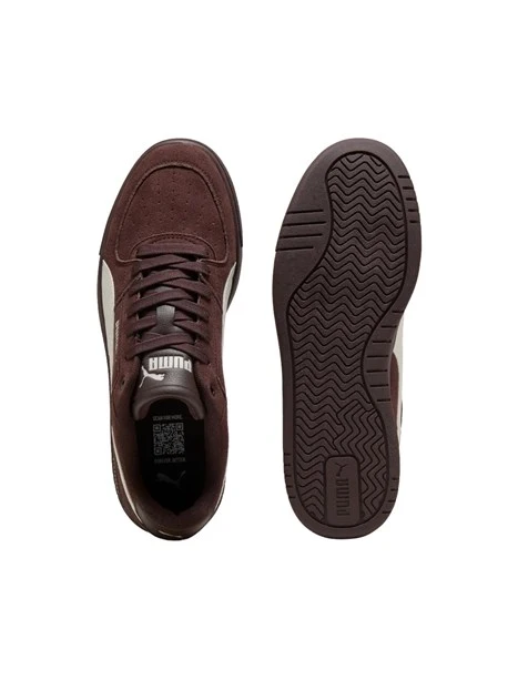 SNEAKERS BASSE EFFETTO SCAMOSCIATO UOMO MARRONE