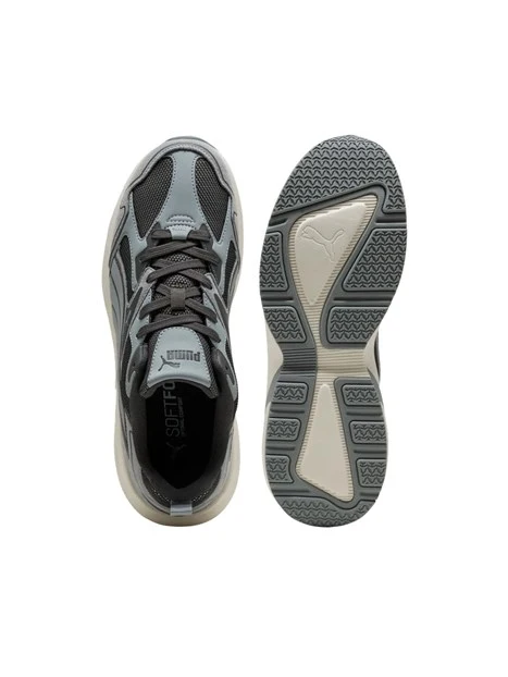 SNEAKERS PLATFORM URBAN STYLE UOMO GRIGIO