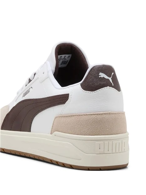 SNEAKERS BASSE DESIGN BASKETBALL UOMO BIANCO