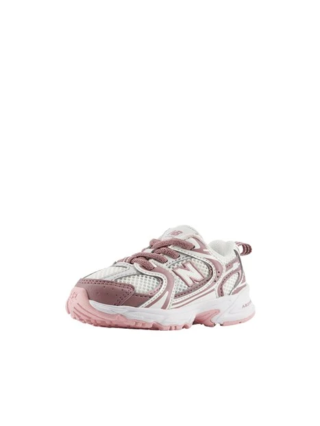 SNEAKERS BASSE CON INSERTI A CONTRASTO BAMBINA ROSA